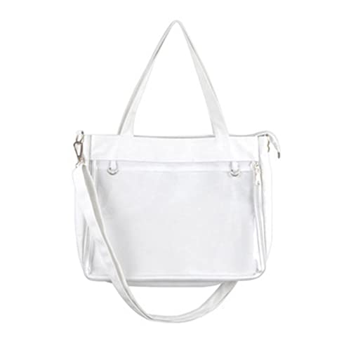 Frauen JK Schöne Umhängetasche Niedliche Schultertasche Teenager College Stil Schmerz Tasche Handtasche Mädchen Transparente Umhängetasche von Pocoiau