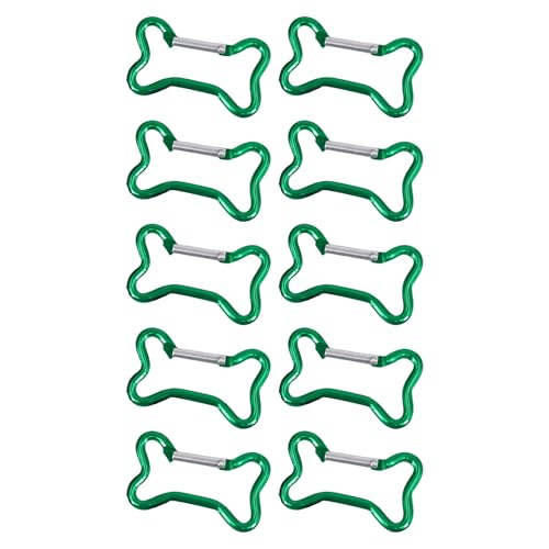 Pocoiau 10 Stück Knochenförmige Aluminium-Karabiner, Rucksäcke, Schlüsselanhänger, multifunktionales Werkzeug für Outdoor-Klettern Pocoiau 10 Stück Knochenförmige Aluminium-Karabiner, Rucksäcke, Schlüsselanhänger, multifunktionales Werkzeug für Outdoor-Klettern von Pocoiau