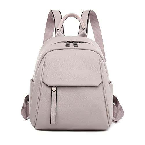 Pu Leder Schule Rucksack Weibliche Kleine Schule Tasche Für Teen Mädchen Student Daypack Weibliche Kleine Büchertasche von Pocoiau