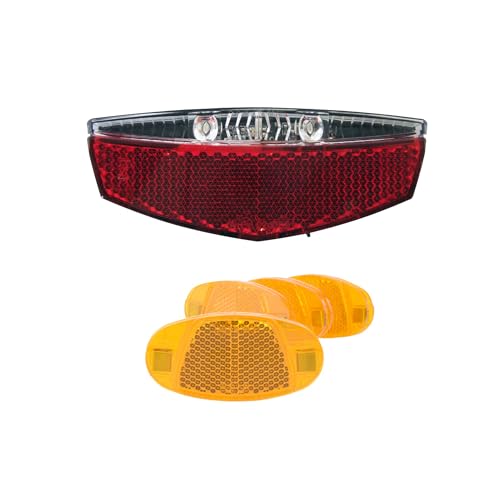 LED Akku-Rückleuchte + 4 Speichenreflektoren, Schwarz LED Akku-Rückleuchte + 4 Speichenreflektoren, Schwarz von Point