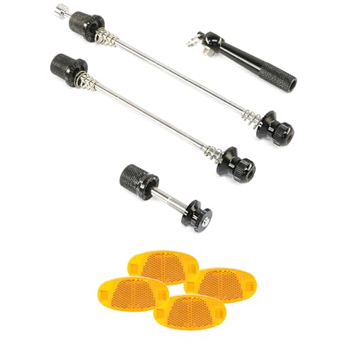 Point Unisex Schnellspanner Schnellspann-achsen-set - Mit Schnellspannhebel, Reflektor, 180mm EU Point Unisex Schnellspanner Schnellspann-achsen-set - Mit Schnellspannhebel, Reflektor, 180mm EU von Point