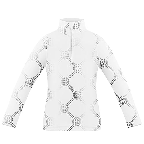 Poivre Blanc - Pullover 1940 Monogram Weiß für Mädchen – Weiß von Poivre Blanc