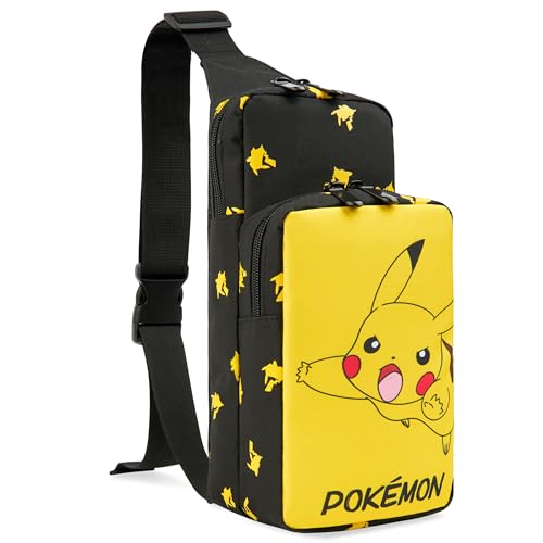 Pokemon Bauchtasche Kinder Jungen Pikachu Umhängetasche Kinder Teenager Gürteltasche - Geschenk Tasche für Jungen von Pokémon