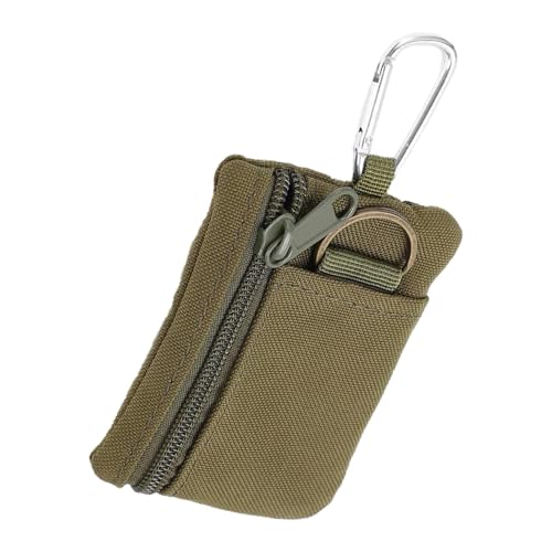 Kreditkartenhalter, tragbare Schlüsselkarten-Organizer-Tasche, kompakte Kartenhalter, Reißverschluss, internes Schicht-Design, für Frauen, Thanksgiving, Weihnachten, Mutter, armee-grün, Refer von Pokronc