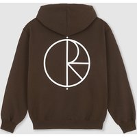 Polar Skate Stroke Logo Hoodie chocolate von Polar Skate