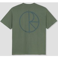 Polar Skate Stroke Logo T-Shirt dark green von Polar Skate