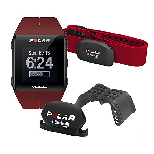 POLAR Pulsuhr V800 HR JNG Special Edition, red, 90061182 von Polar