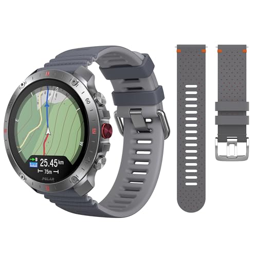 Polar Grit X2 Pro – robuste GPS-Sportuhr mit zusätzlichem Lederarmband, optischer Pulsmessung, Smartwatch-Navigation und Biosensorik für beste Leistungen. Die Outdoor-Uhr für das ultimative Abenteuer. Polar Grit X2 Pro – robuste GPS-Sportuhr mit zusätzlichem Lederarmband, optischer Pulsmessung, Smartwatch-Navigation und Biosensorik für beste Leistungen. Die Outdoor-Uhr für das ultimative Abenteuer. von Polar
