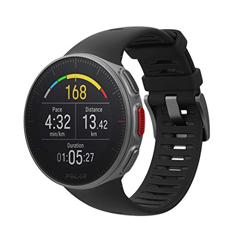 Polar Vantage V – Premium-Multisportuhr mit GPS, optischer Pulsmessung und extrem langer Akkulaufzeit – Multisport und Triathlontraining – Herzfrequenz-Messgerät, wasserdicht von Polar