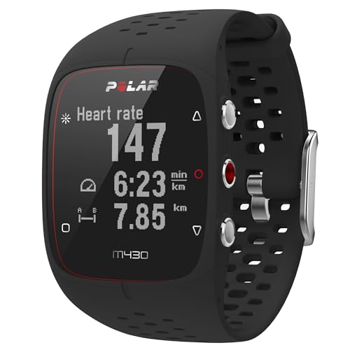 Polar M430 – Exklusiv bei Amazon – GPS-Sportuhr zum Laufen – Herzfrequenz-Tracker am Handgelenk, Aktivitäts- und Schlaf-Tracking rund um die Uhr, Vibrationsalarme, Größe M, Bluetooth von Polar