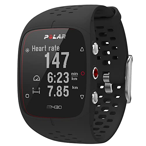 Polar M430 – Exklusiv bei Amazon – GPS-Sportuhr zum Laufen – Herzfrequenz-Tracker am Handgelenk, Aktivitäts- und Schlaf-Tracking rund um die Uhr, Vibrationsalarme, Größe M von Polar