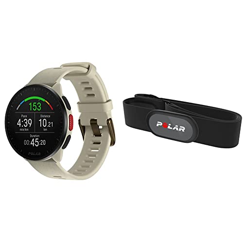 Polar Pacer - GPS-Laufuhr - sehr schneller Prozessor - Ultraleicht - helles Display - griffige Tasten & H9 Herzfrequenz-Sensor – ANT +/Bluetooth - Wasserdichter HF-Sensor mit weichem Brustgurt Polar Pacer - GPS-Laufuhr - sehr schneller Prozessor - Ultraleicht - helles Display - griffige Tasten & H9 Herzfrequenz-Sensor – ANT +/Bluetooth - Wasserdichter HF-Sensor mit weichem Brustgurt von Polar