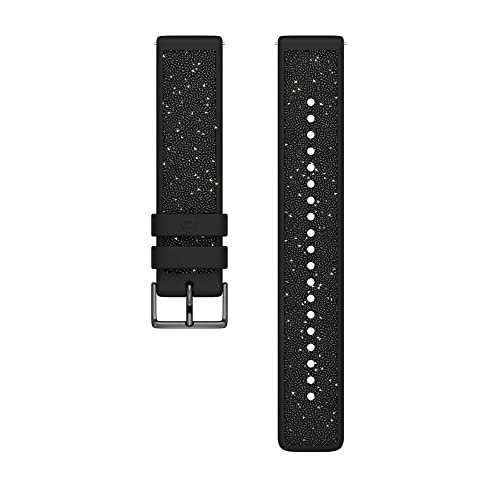 Polar Unisex-Erwachsene 20 mm Armband (kompatibel mit Unite, Ignite und Pacer Serie), Schwarz, S/M, 20mm von Polar