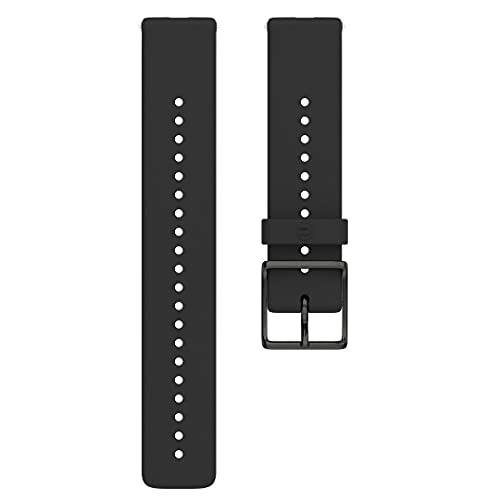 Polar Silikon-Armband 20mm Schwarz S von Polar