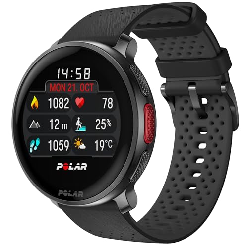 Polar Vantage V3, Sportuhr mit GPS, Fortschrittliches Herzfrequenz-Messgerät und Längere Akkulaufzeit, Sportuhr mit Smartwatch-Funktionen für Männer und Frauen, Offline-Karten, Laufuhr, Triathlon-Uhr von Polar