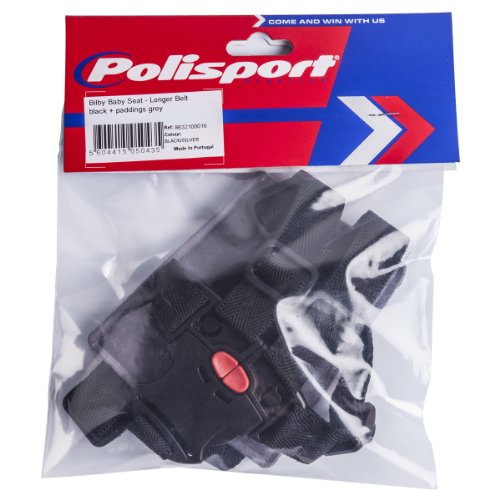 POLISPORT 8632100016 - Ersatz-5-Punkt-Sicherheitsgurt + Polsterung für Stuhlmodell BILBY Maxi in schwarzer Farbe von Polisport