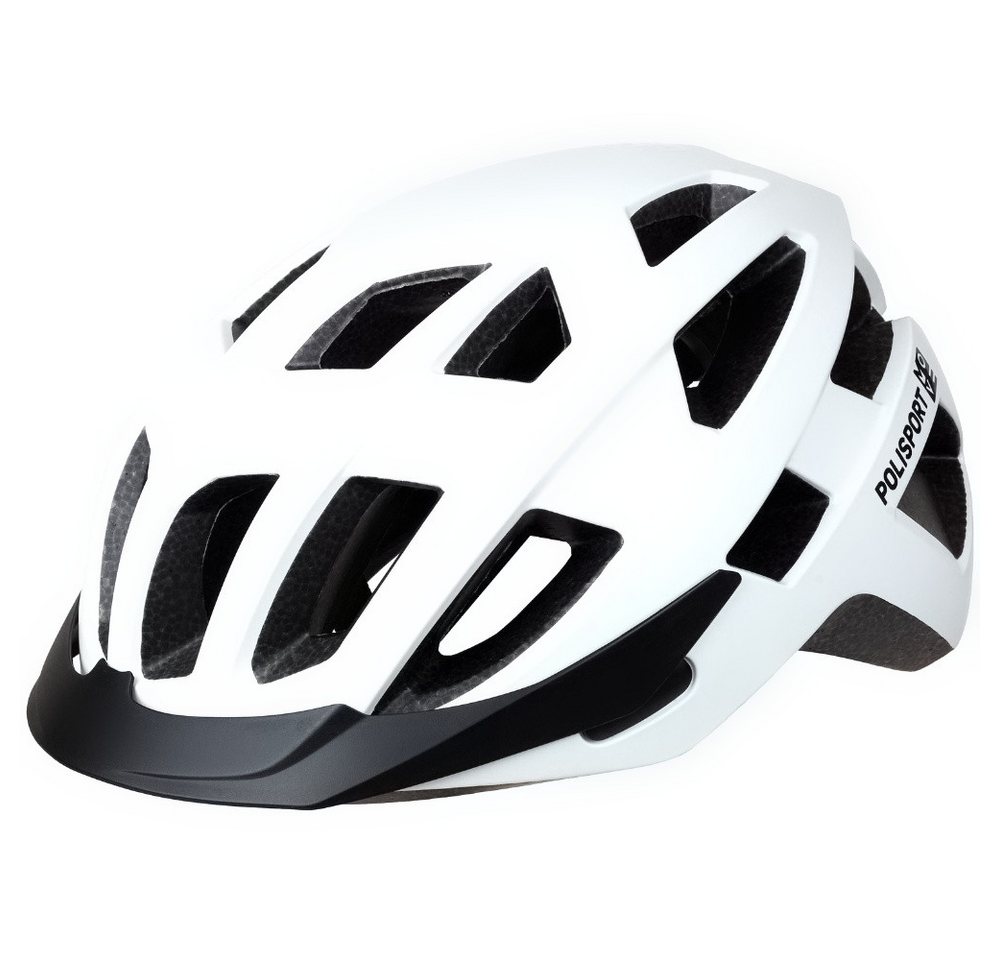 Polisport Fahrradhelm Polisport Helm City-Move" matt M 54-58cm 54-58mm weiß von Polisport