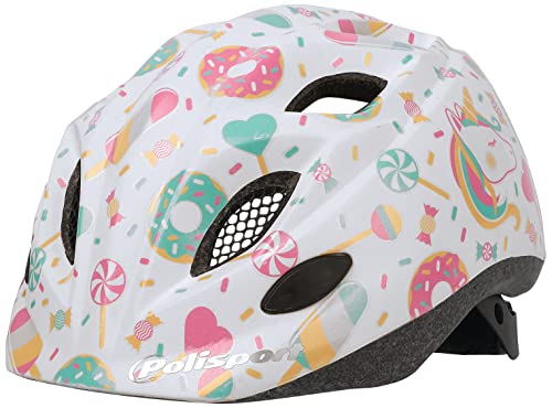 POLISPORT 8740800014 - XS Kids Premium Lollipops Fahrradhelm für Kinder verstellbar Grösse XS (48-52cm) mit CE-Zertifizierung für Radfahren Skateboarding Skating in Farbe Lolipops POLISPORT 8740800014 - XS Kids Premium Lollipops Fahrradhelm für Kinder verstellbar Grösse XS (48-52cm) mit CE-Zertifizierung für Radfahren Skateboarding Skating in Farbe Lolipops von Polisport