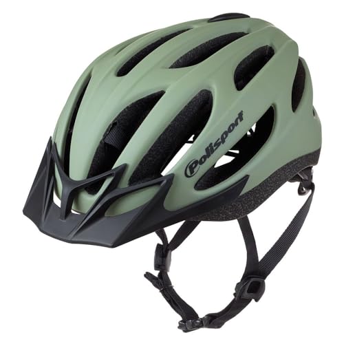 Polisport Unisex-Adult Helmet Sport-Flow-(M=55/57) Helm, Mattgrün, M von Polisport