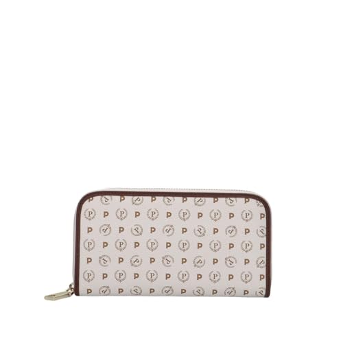 Pollini Heritage Classic Geldbörse mit Reißverschluss Ivory/Braun Pollini Heritage Classic Geldbörse mit Reißverschluss Ivory/Braun von Pollini
