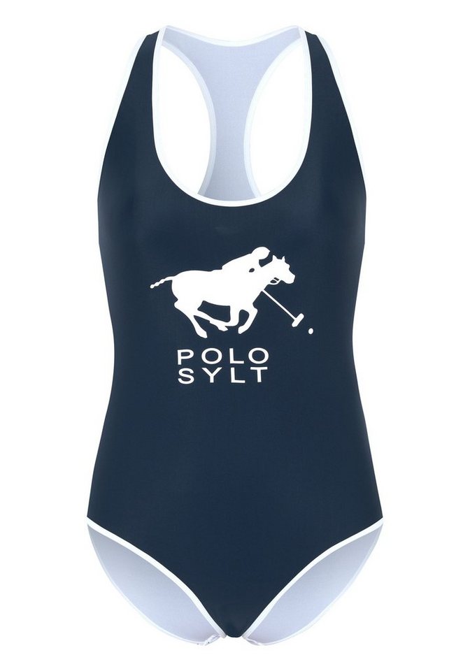 Polo Sylt Badeanzug im Label-Design von Polo Sylt