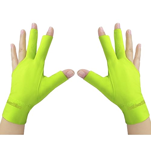 PolyMath Billard Handschuhe 10pcs/Set,3 Offene Finger Billard Handschuhe Pool Quee Handschuhe Spandex Lycra für Linke und rechte Hand Geeignet für Männer und Frauen PolyMath Billard Handschuhe 10pcs/Set,3 Offene Finger Billard Handschuhe Pool Quee Handschuhe Spandex Lycra für Linke und rechte Hand Geeignet für Männer und Frauen von PolyMath