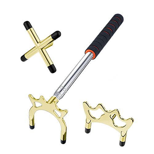 Retractable Billiards Pool Stick Bridge with 3 Pieces Removable Bridge Head,Billiard Queue Stainless Steel Material Billiards Cue Accessory Retractable Billiards Pool Stick Bridge with 3 Pieces Removable Bridge Head,Billiard Queue Stainless Steel Material Billiards Cue Accessory von PolyMath