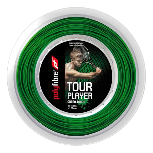 Polyfibre Unisex – Erwachsene Tour Player Touch Saitenrolle 200m-Grün Tennis-Saite, grün Polyfibre Unisex – Erwachsene Tour Player Touch Saitenrolle 200m-Grün Tennis-Saite, grün von Polyfibre