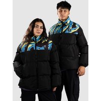 Polypop Black Tigra Pattern Chest Puffer Jacke black Polypop Black Tigra Pattern Chest Puffer Jacke black von Polypop