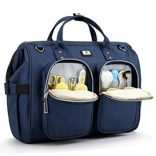 Pomelo Best Wickeltasche mit wasserdicher Wickelunterlage und 2 Kinderwagen Haken verstellbare Schultergurt multifunktionale Umhängetasche Reisetasche für Unterwegs Pomelo Best Wickeltasche mit wasserdicher Wickelunterlage und 2 Kinderwagen Haken verstellbare Schultergurt multifunktionale Umhängetasche Reisetasche für Unterwegs von Pomelo Best