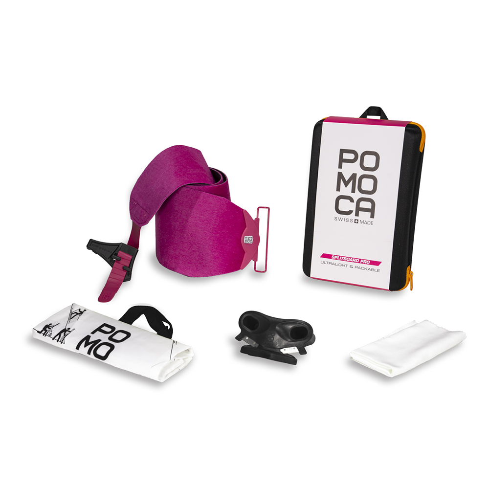 Pomoca Pro 145 Mm Splitboard Ski Skins Rosa S Pomoca Pro 145 Mm Splitboard Ski Skins Rosa S von Pomoca