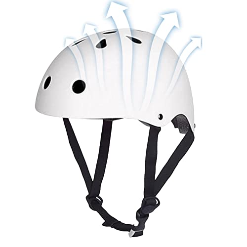 Pomrone Skate-Helme | Atmungsaktive Fahrradmütze in Pflaumenform | Wiederverwendbare Biker-Scooter-Belüftungshelme Schutzhelm für Jugendliche von Pomrone