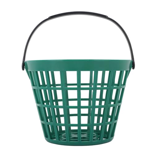 Pongnas Golfballbehälter, Golfballkorb, Grün, Robust, Stapelbar, Nylon-Kunststoff für Schläger (Hält bis zu 25 Stück) von Pongnas