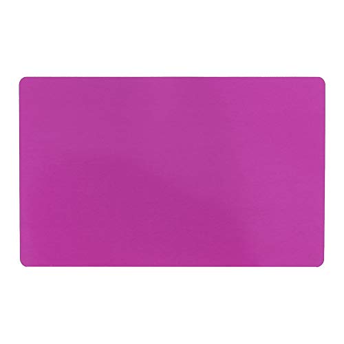 Pongnas Hochwertige Metall-Visitenkarten Im 50er-Pack – Lasergraviertes Schild für Elegante Identität – für Verschiedene Anforderungen Geeignet (Purple) von Pongnas