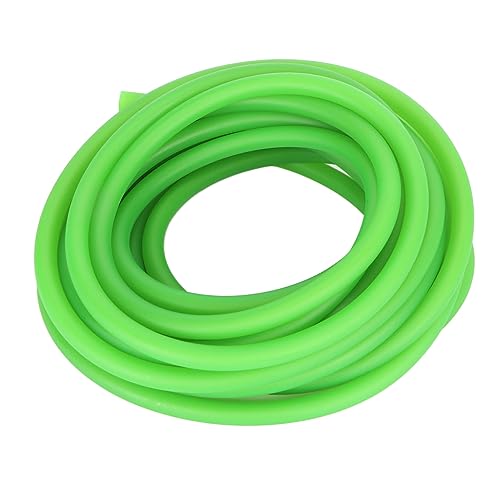 Pongnas Latex-Schleuderband, Elastisches Rohr für Schleuder, Gute Geradheit für Sportliche Wettkämpfe (Leuchtendes Grün) von Pongnas
