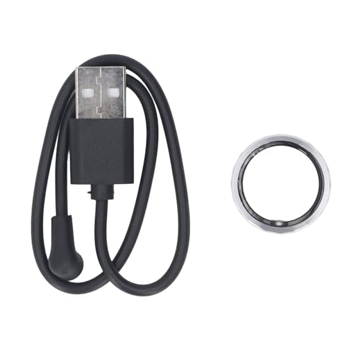 Smart Ring, Fitness IP68 Wasserdichter Kalorien Schrittzähler Schlafüberwachungsring, Fitnessziele Erreichen, Schwimmen, Laufen, Radfahren, Magnetische Aufladung (#18) von Pongnas