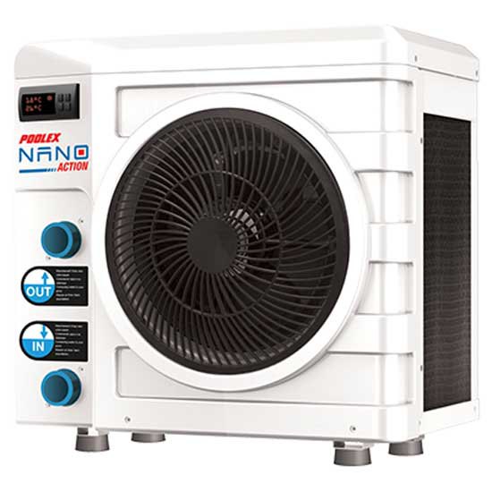 Poolex Nano Action A3 2020 3kw 1.3 M³/h Heat Pump Silber 10-21 m³ von Poolex