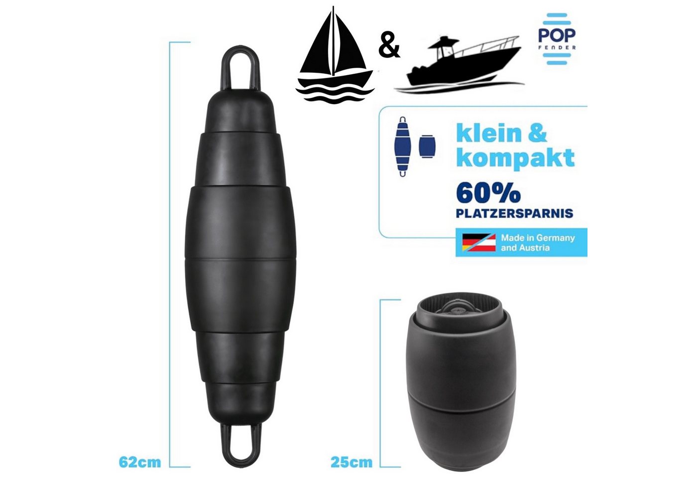 Pop Fender Motorboot Pop Fender Boots anlege teleskopierbar platzsparende Fender Pop Fender Motorboot Pop Fender Boots anlege teleskopierbar platzsparende Fender von Pop Fender