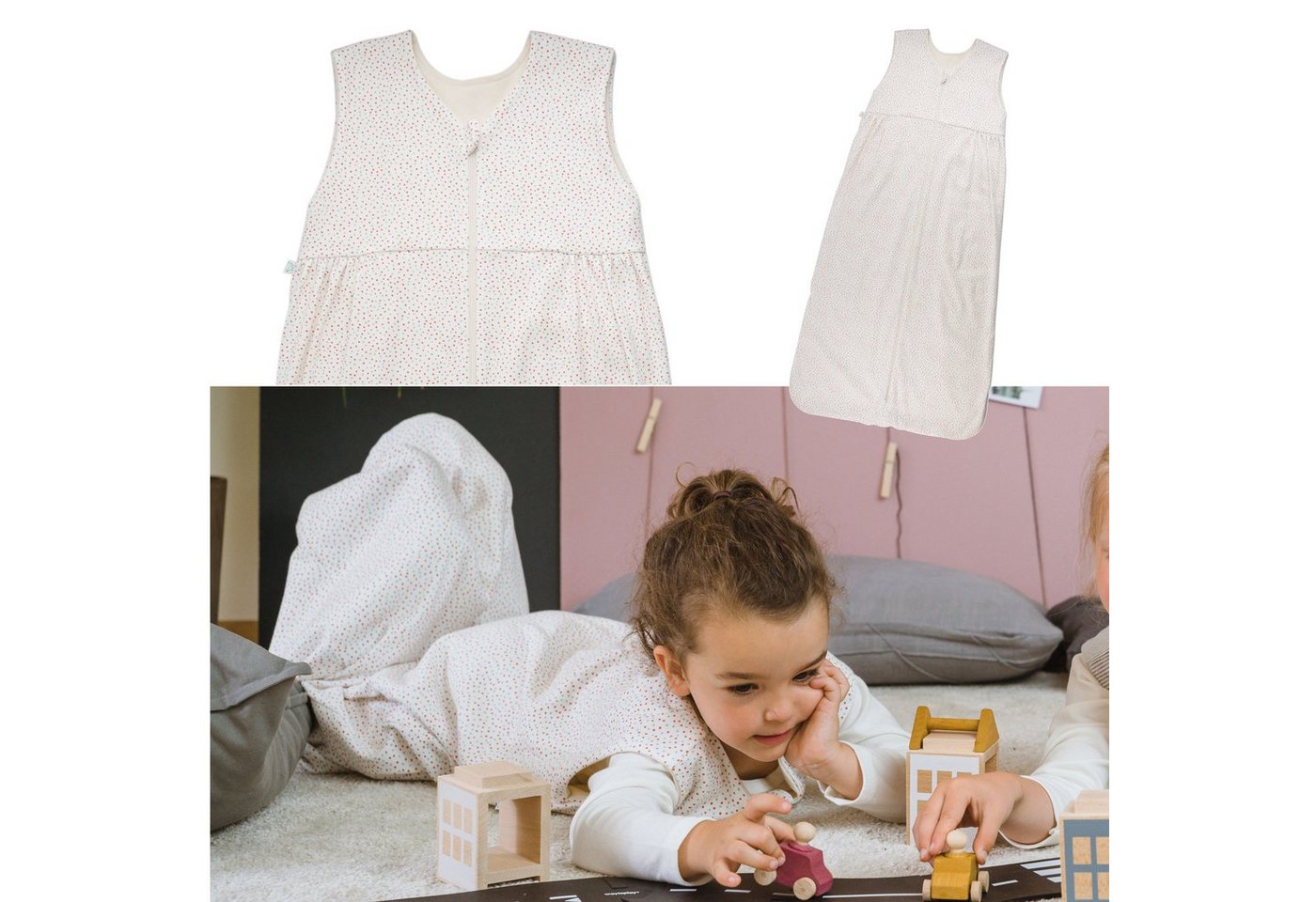 Popolini Babyschlafsack Baby Schlafsack 2-lagig für Herbst & Frühjahr, 2-lagig Popolini Babyschlafsack Baby Schlafsack 2-lagig für Herbst & Frühjahr, 2-lagig von Popolini