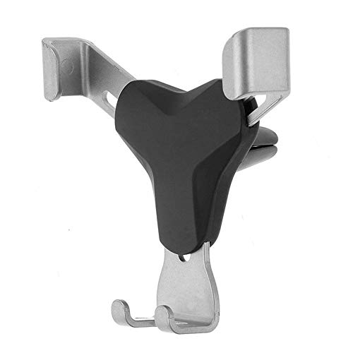 Autotelefonhalter, Universal Gravity Air Vent Mount GPS-Ständer Autotelefonhalterung Zubehör Silber Einheitsgröße Autotelefonhalter, Universal Gravity Air Vent Mount GPS-Ständer Autotelefonhalterung Zubehör Silber Einheitsgröße von Porfeet