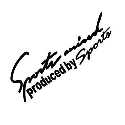 Auto Aufkleber, Auto Styling Sport Mind Sticker Emblem Abzeichen Aufkleber Auto Scheinwerfer Motorhaube Aufkleber Schwarz 30 x 10,5 cm Auto Aufkleber, Auto Styling Sport Mind Sticker Emblem Abzeichen Aufkleber Auto Scheinwerfer Motorhaube Aufkleber Schwarz 30 x 10,5 cm von Porfeet