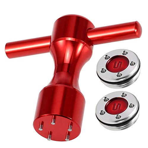 Porfeet Golf Putter Wrench, 5/10/15/20 / 25g Golf Putter Weight Wrench Spanner Für Titleist Scotty Cameron rot 20 g Porfeet Golf Putter Wrench, 5/10/15/20 / 25g Golf Putter Weight Wrench Spanner Für Titleist Scotty Cameron rot 20 g von Porfeet