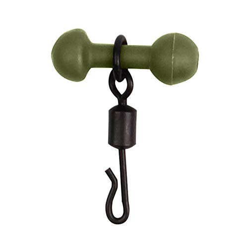 Porfeet Karpfen-Angelgerät, 20 Stück/Set Chod Beads Rolling Quick Change Swivels Tackle Für Das Heli-Karpfen-Angeln Grün Porfeet Karpfen-Angelgerät, 20 Stück/Set Chod Beads Rolling Quick Change Swivels Tackle Für Das Heli-Karpfen-Angeln Grün von Porfeet