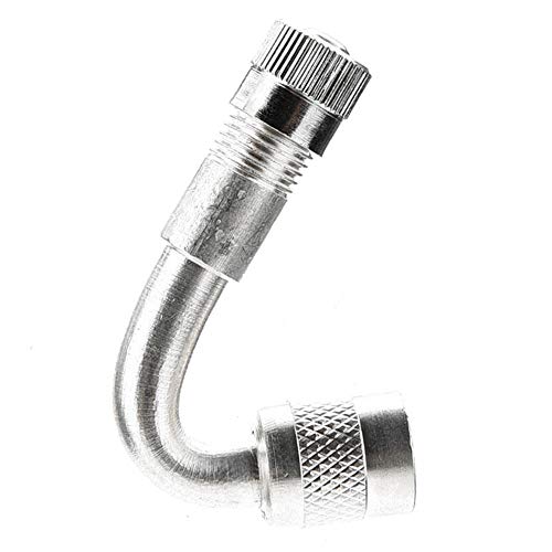 Porfeet Reifenventilverlängerung, 45/90/135 Grad Winkel Reifenventilverlängerung Motorrad Auto Fahrradventil Adapter Silber 45 Grad Porfeet Reifenventilverlängerung, 45/90/135 Grad Winkel Reifenventilverlängerung Motorrad Auto Fahrradventil Adapter Silber 45 Grad von Porfeet