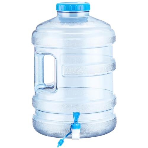 Porgeel Wasserkanister mit Hahn 4 Gallonen Wassertank Campingwasser -Krug BPA -Wassertank mit Griff für klare Wasserspeicher Eimer für Outdoor -Sportcamping von Porgeel