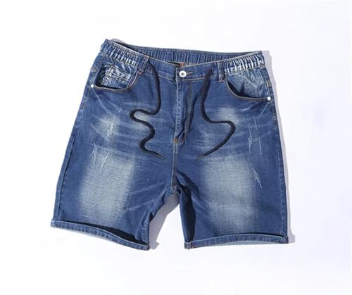 Herren Shorts Kurze Hose Cargo Jeans Running Outdoor Baumwolle Shorts Herren Casual XXXL Blau von Portakmer