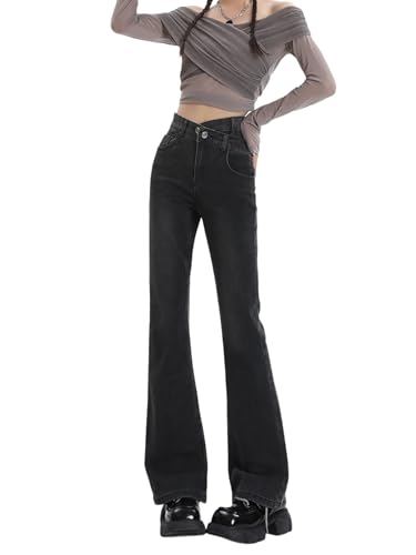 Portakmer Jeans Damen Hose Jeanshose Female Women Damen Jeans Xs Schwarz von Portakmer