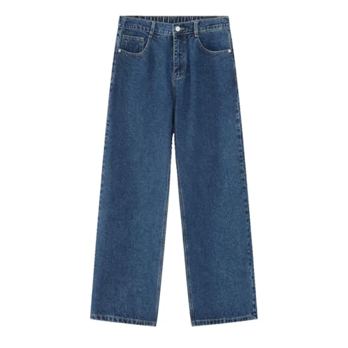 Portakmer Jeans Herren Hose Jeanshose Neue Herren Jeanshose Weite Bein Jeanshose Gerade Beinhose S Oldblue von Portakmer