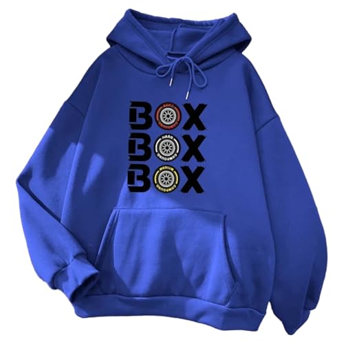 Portakmer Sweatshirts Kapuzenpullover Pullover Hoodies Hoodie Herren Damen Damen Hoodie XXL(80Kg-90Kg) Blau von Portakmer