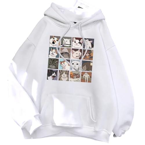 Portakmer Sweatshirts Kapuzenpullover Pullover Hoodies Hoodie Herren Damen Damen Hoodie XXL Weiß von Portakmer